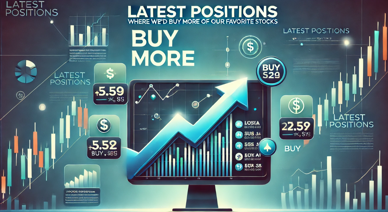 Where We'd Buy More of Each Of Our Positions, Plus Minor Trade Alert on a chip maker